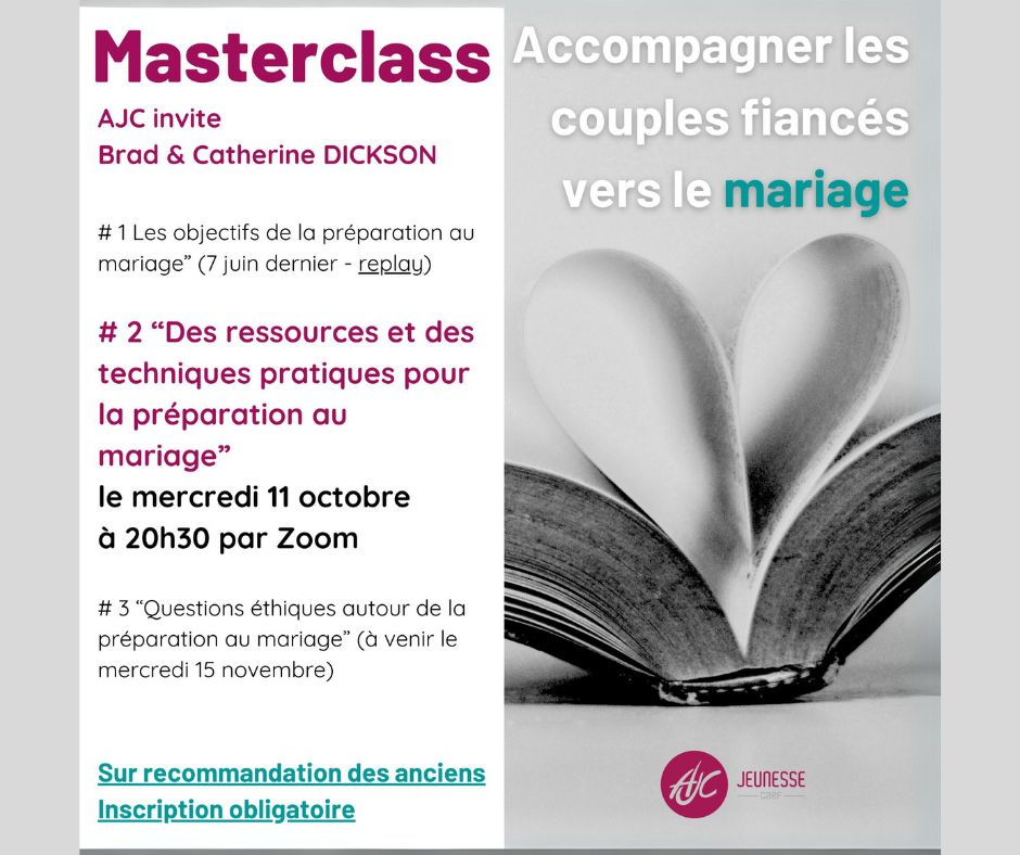 Masterclass Prépa mariage 